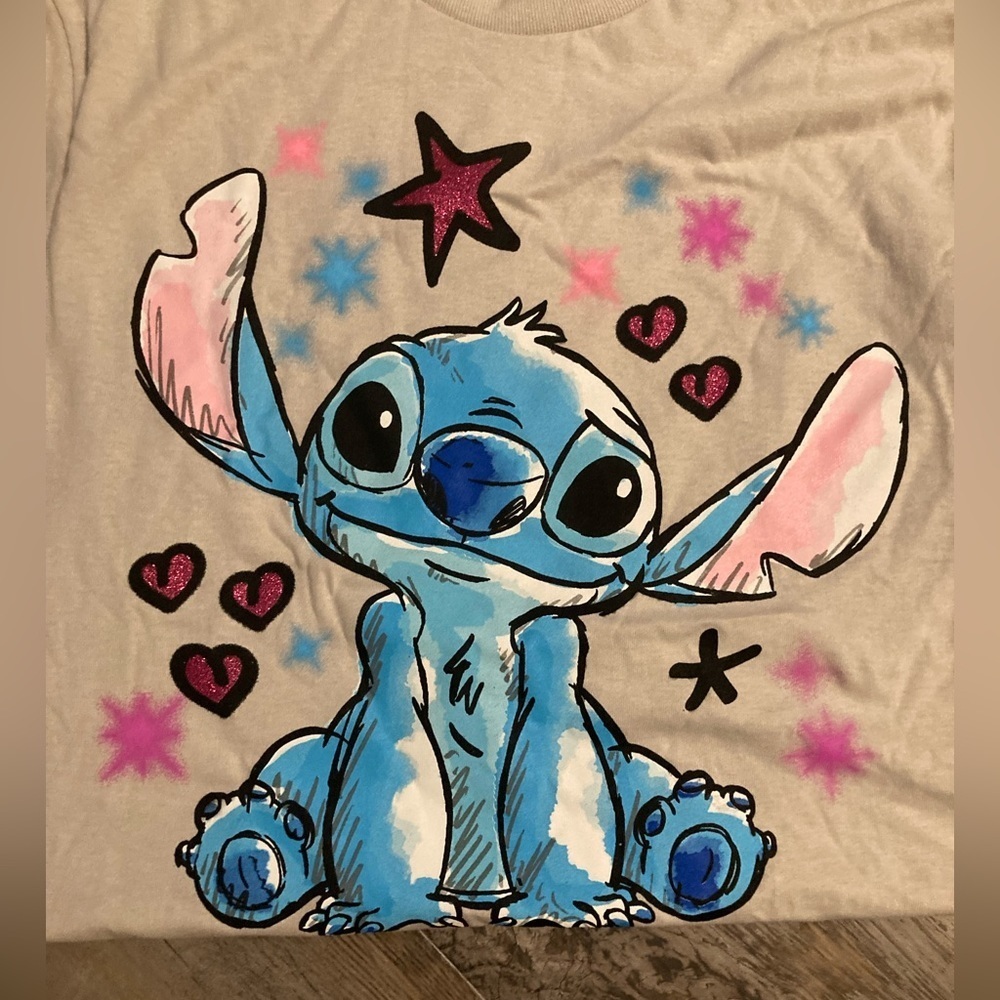Disney Stitch gray tee shirt - Picture 6 of 6